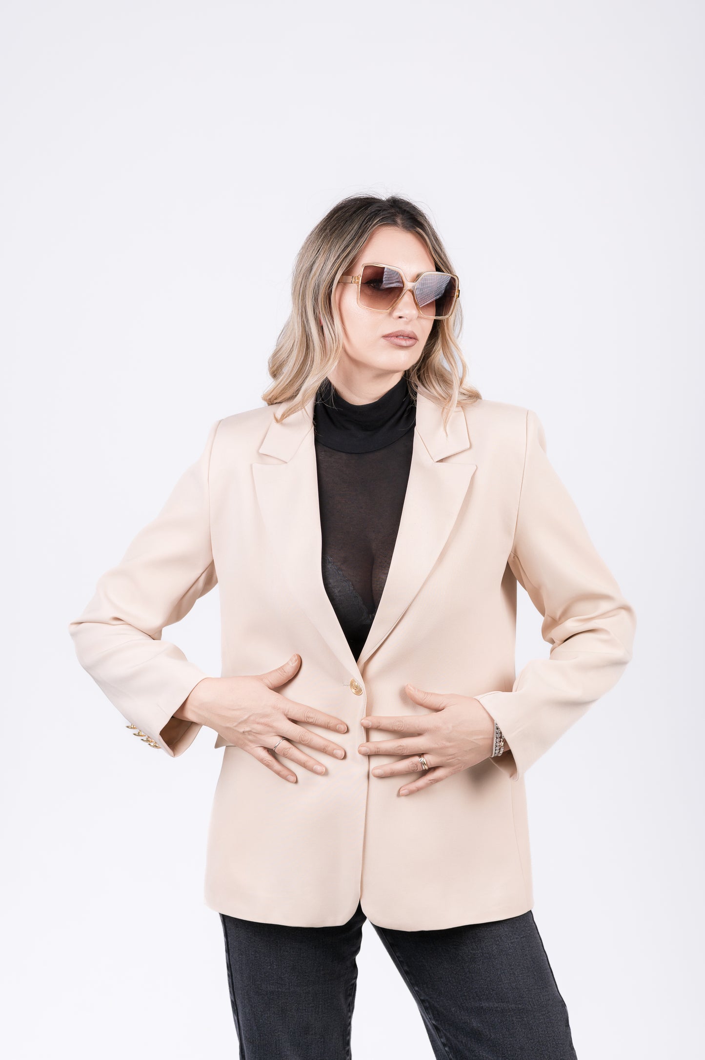 Blazer beige Slim Fit