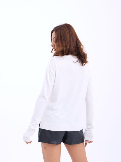 Maglia Bianca Cotone
