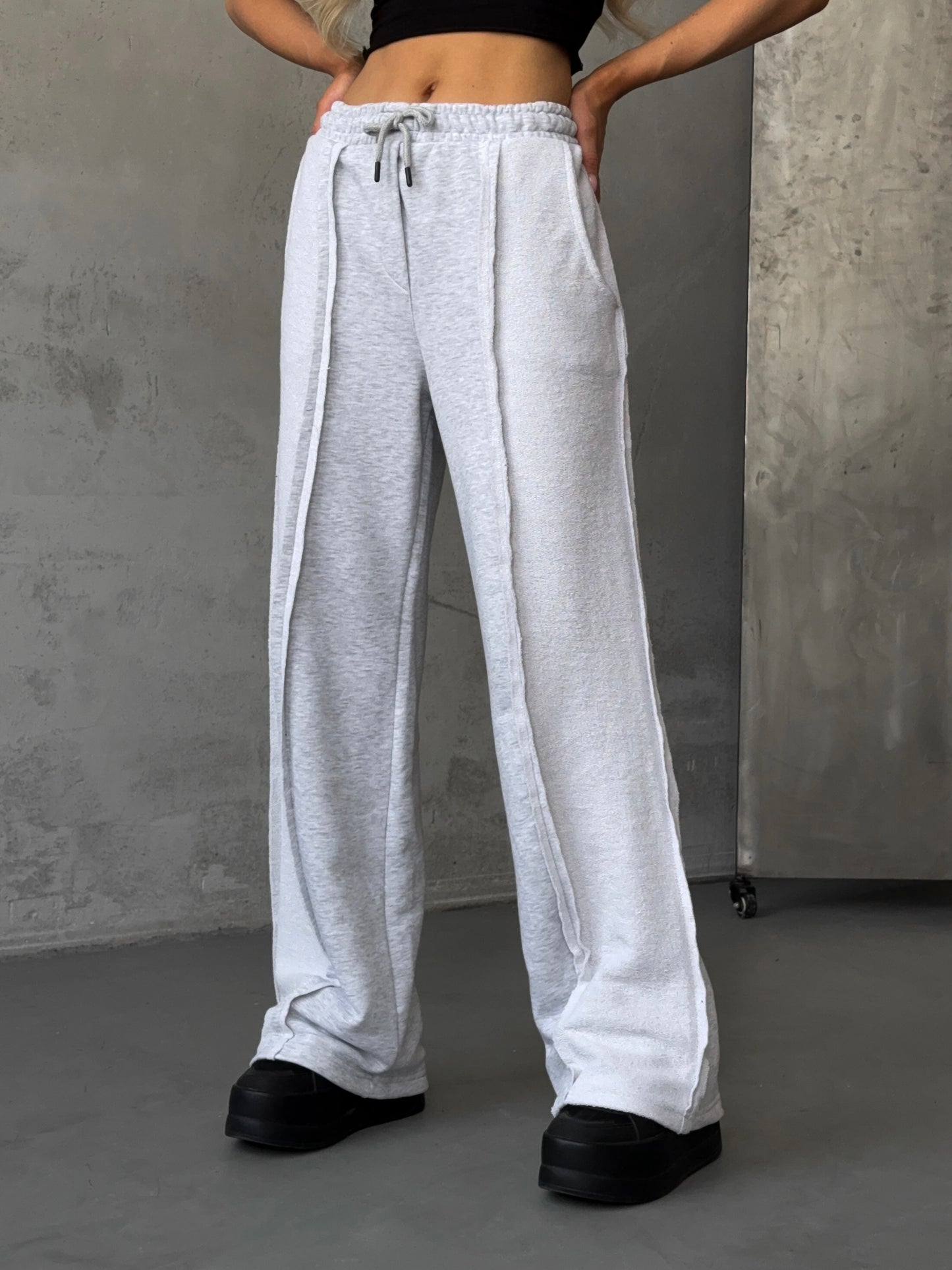 Pantalone Tuta Wide Leg Donna