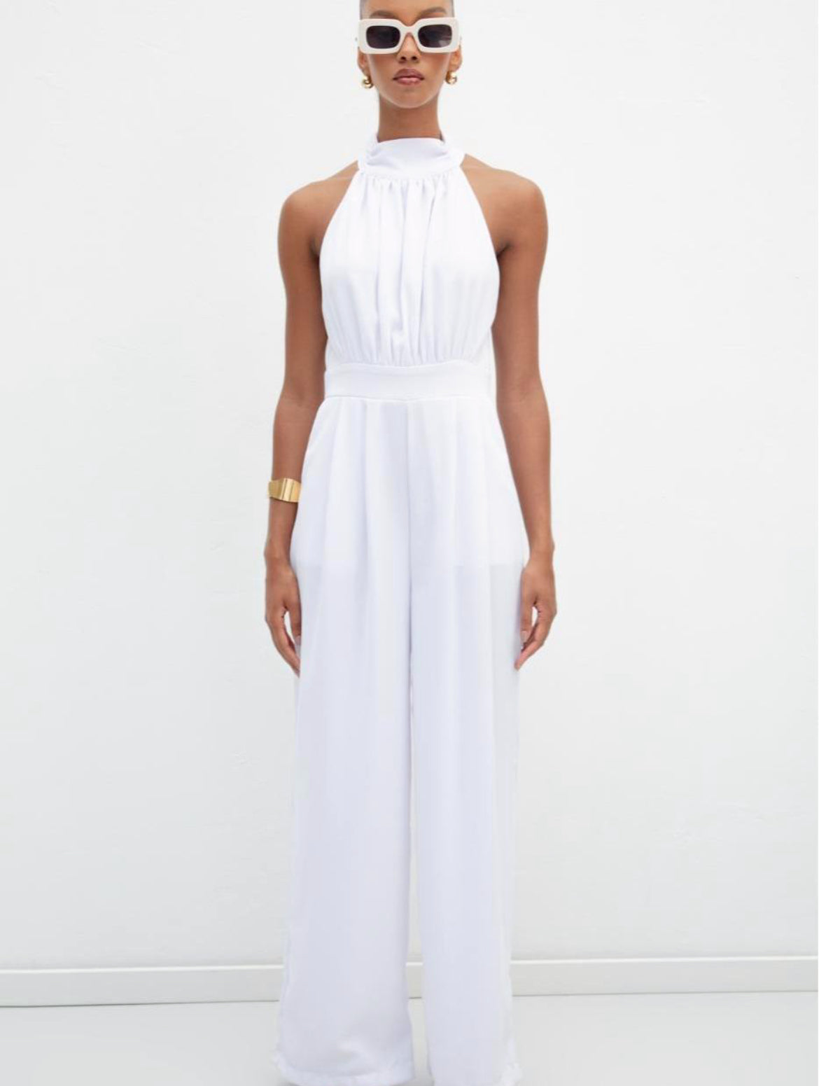 Tuta Halter Ivory Style