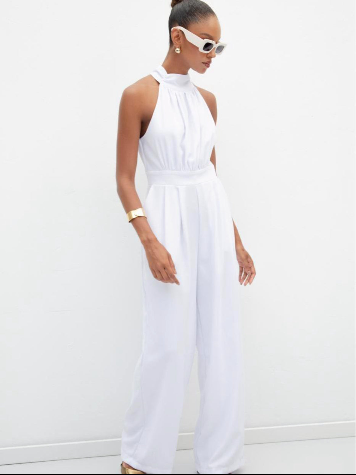 Tuta Halter Ivory Style