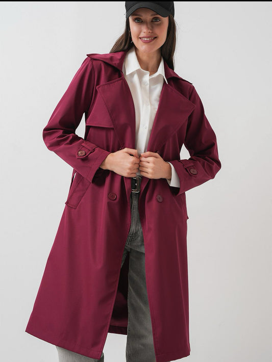 Trench Chic Bordeaux