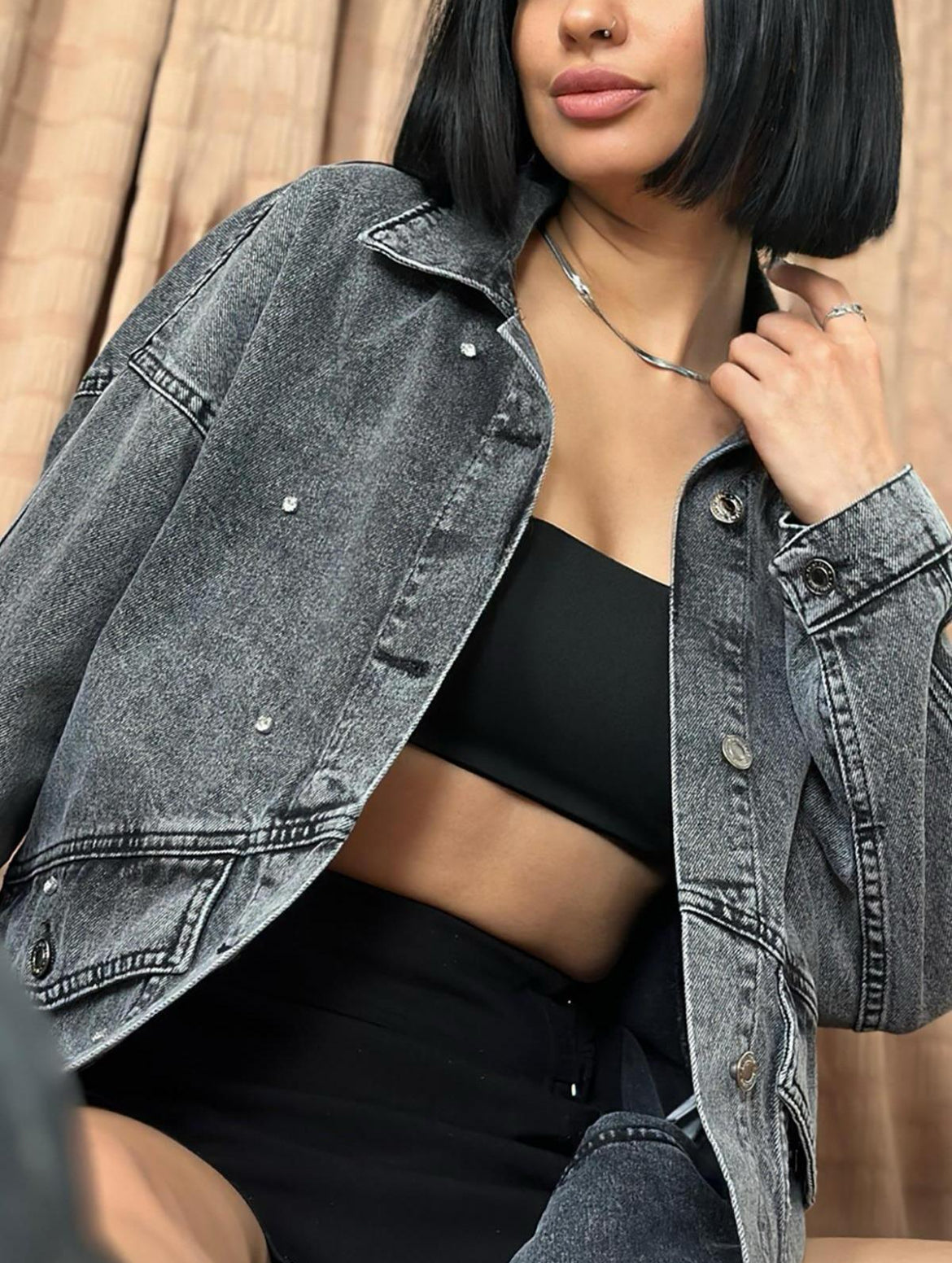 Giacca Jeans Bold Chic