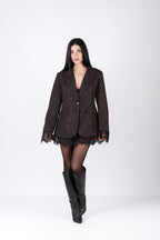 Blazer con Pizzo - Giacca Donna Elegante e Romantica