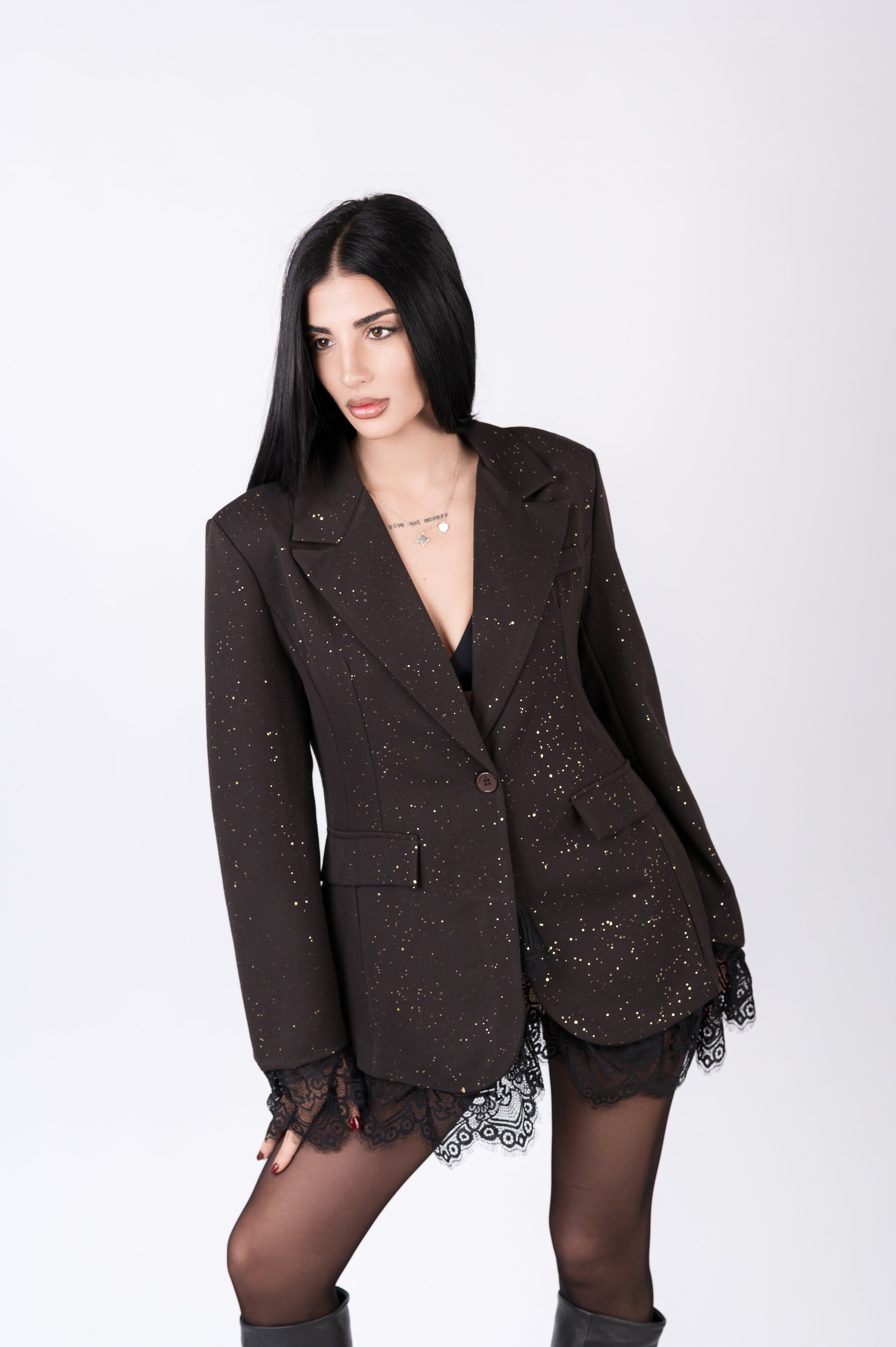 Blazer con Pizzo - Giacca Donna Elegante e Romantica