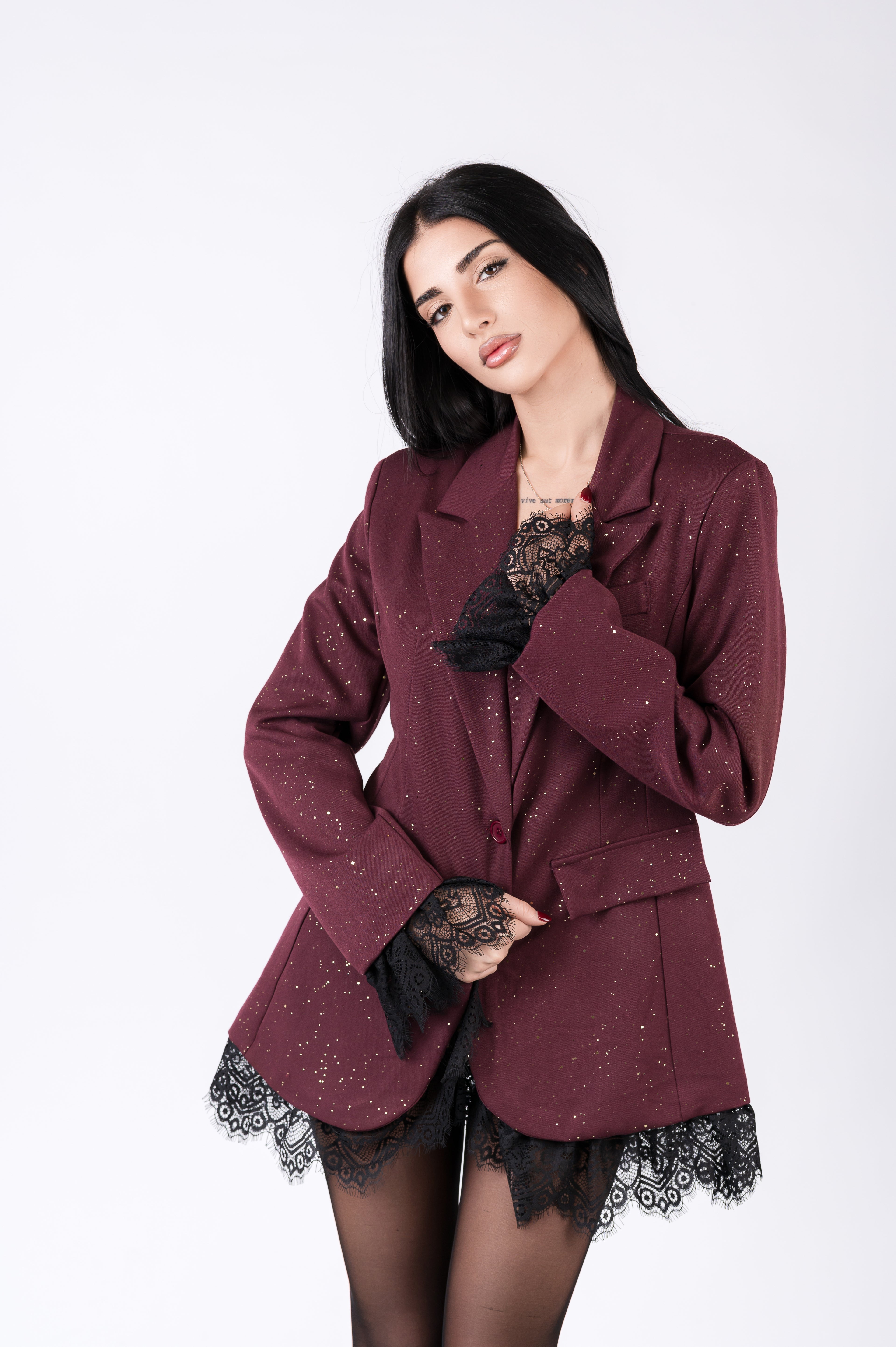 Blazer con Pizzo - Giacca Donna Elegante e Romantica