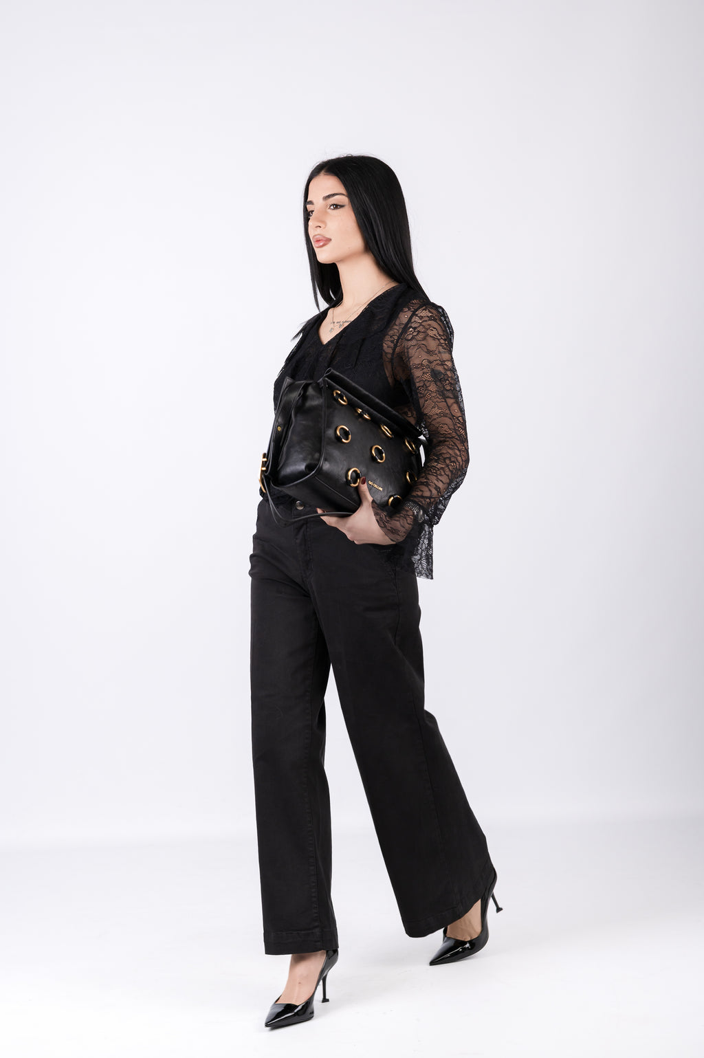 Pantalone effetto jeans casual