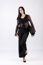 Pantalone effetto jeans casual