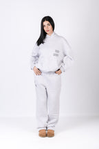 Tuta due pezzi felpata comoda