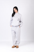 Tuta due pezzi felpata comoda