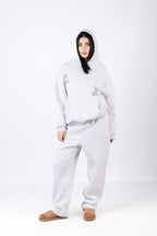 Tuta due pezzi felpata comoda