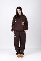 Tuta due pezzi felpata comoda