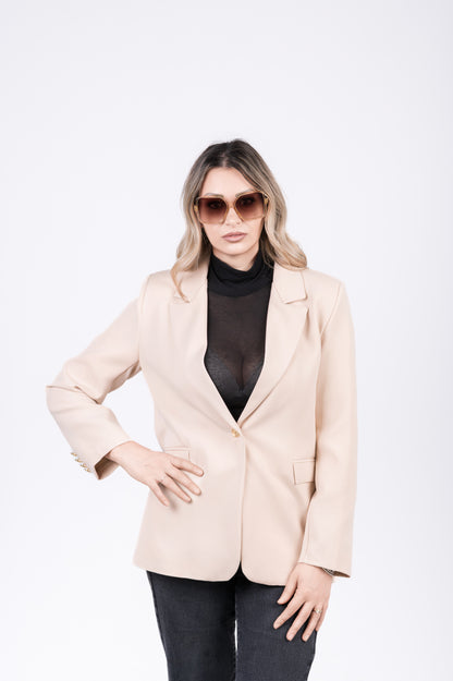 Blazer beige Slim Fit