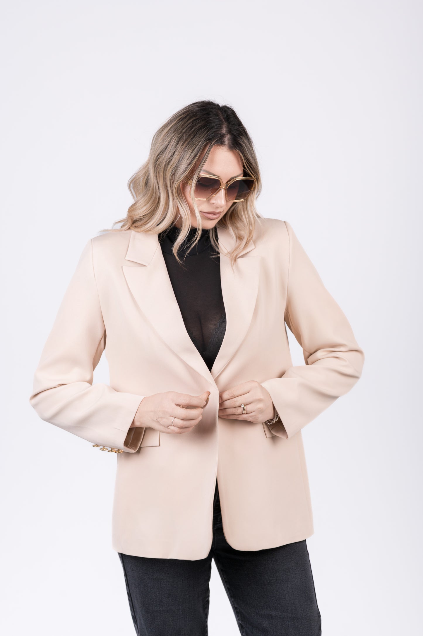 Blazer beige Slim Fit