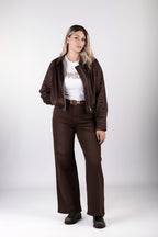 Giacca camoscio raffinata