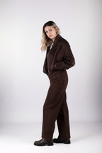 Giacca camoscio raffinata