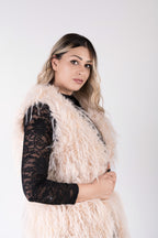 Gilè eco-pelliccia morbido