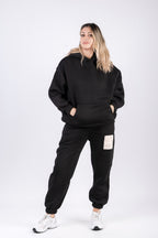 Tuta due pezzi felpato