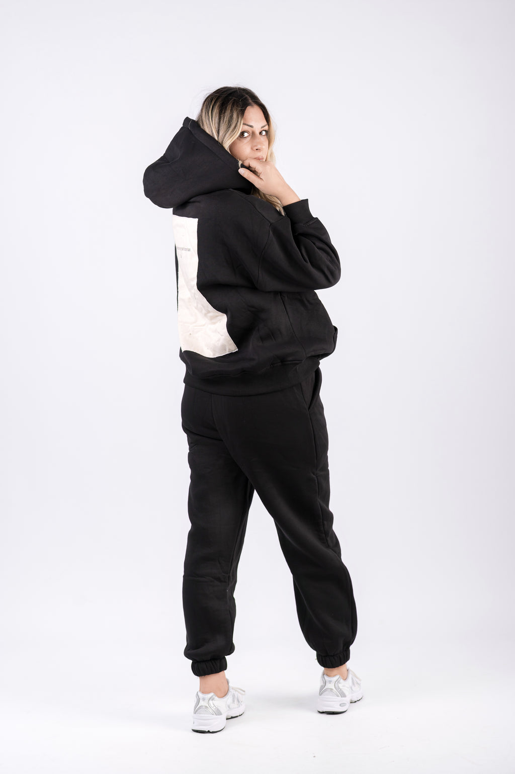 Tuta due pezzi felpato