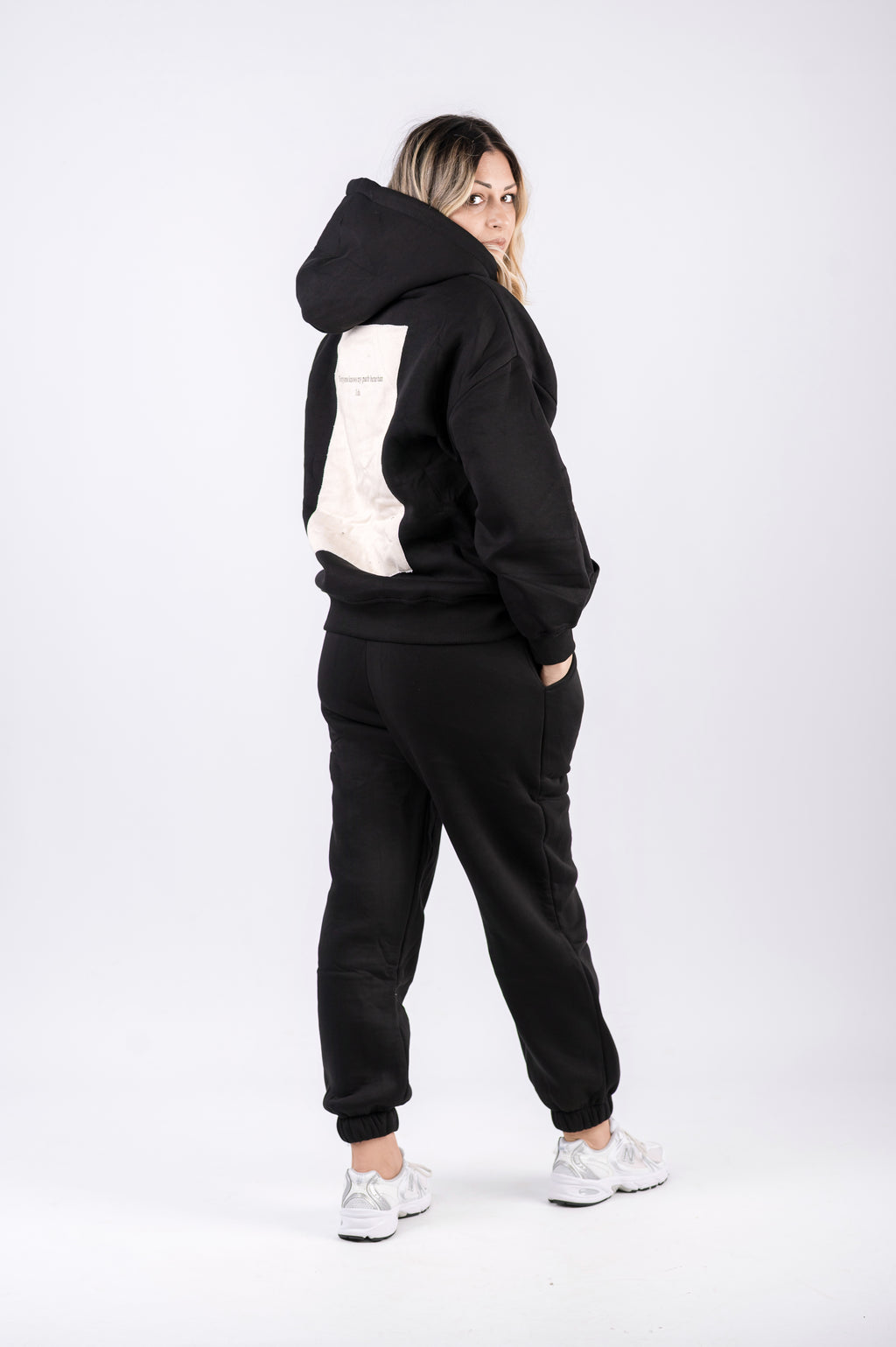 Tuta due pezzi felpato