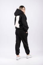 Tuta due pezzi felpato