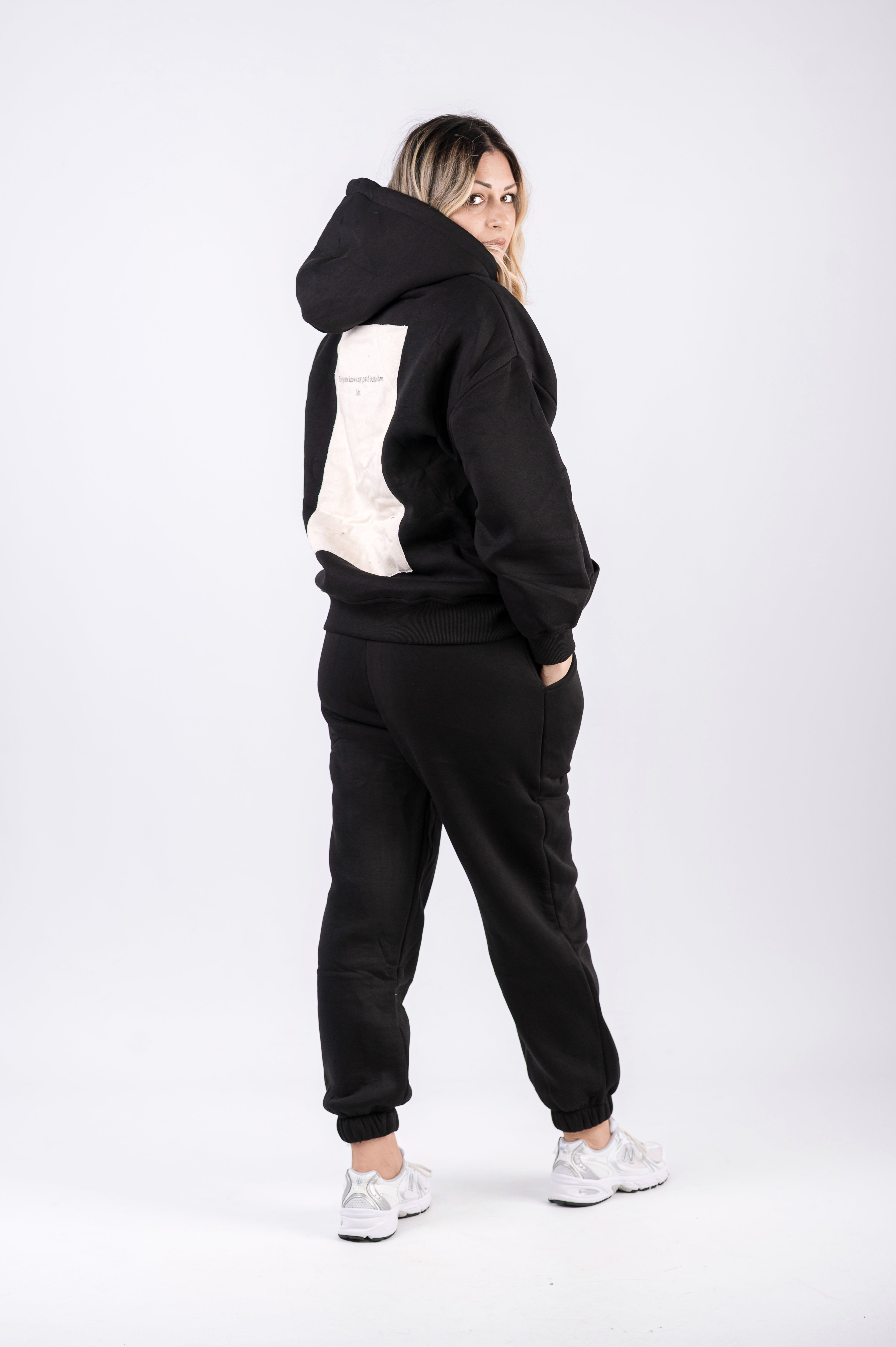 Tuta due pezzi felpato