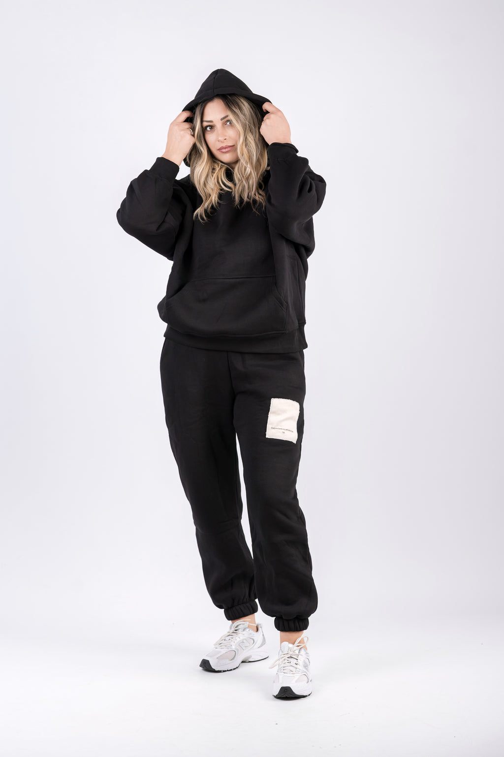 Tuta due pezzi felpato