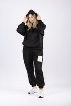 Tuta due pezzi felpato