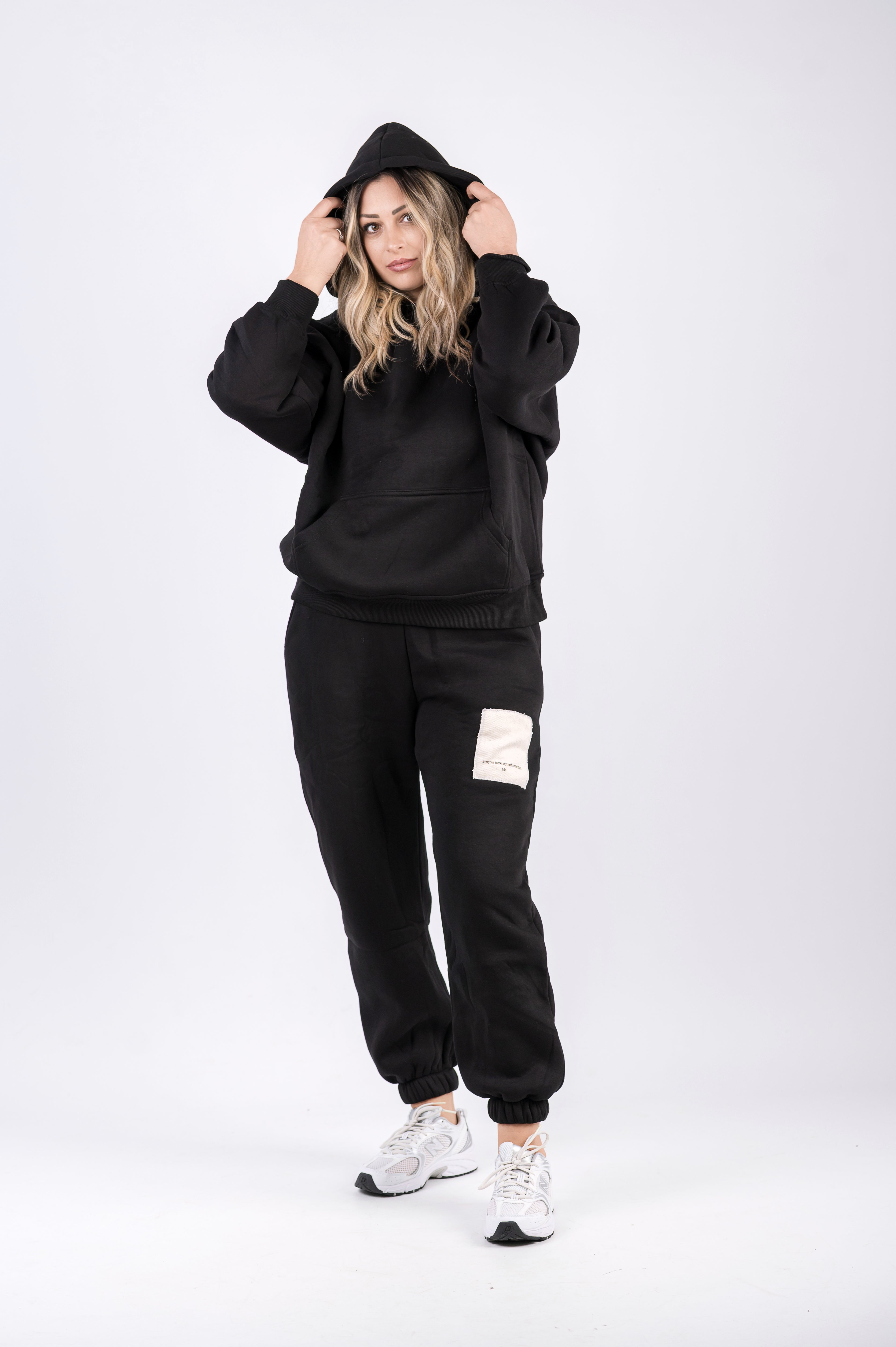 Tuta due pezzi felpato