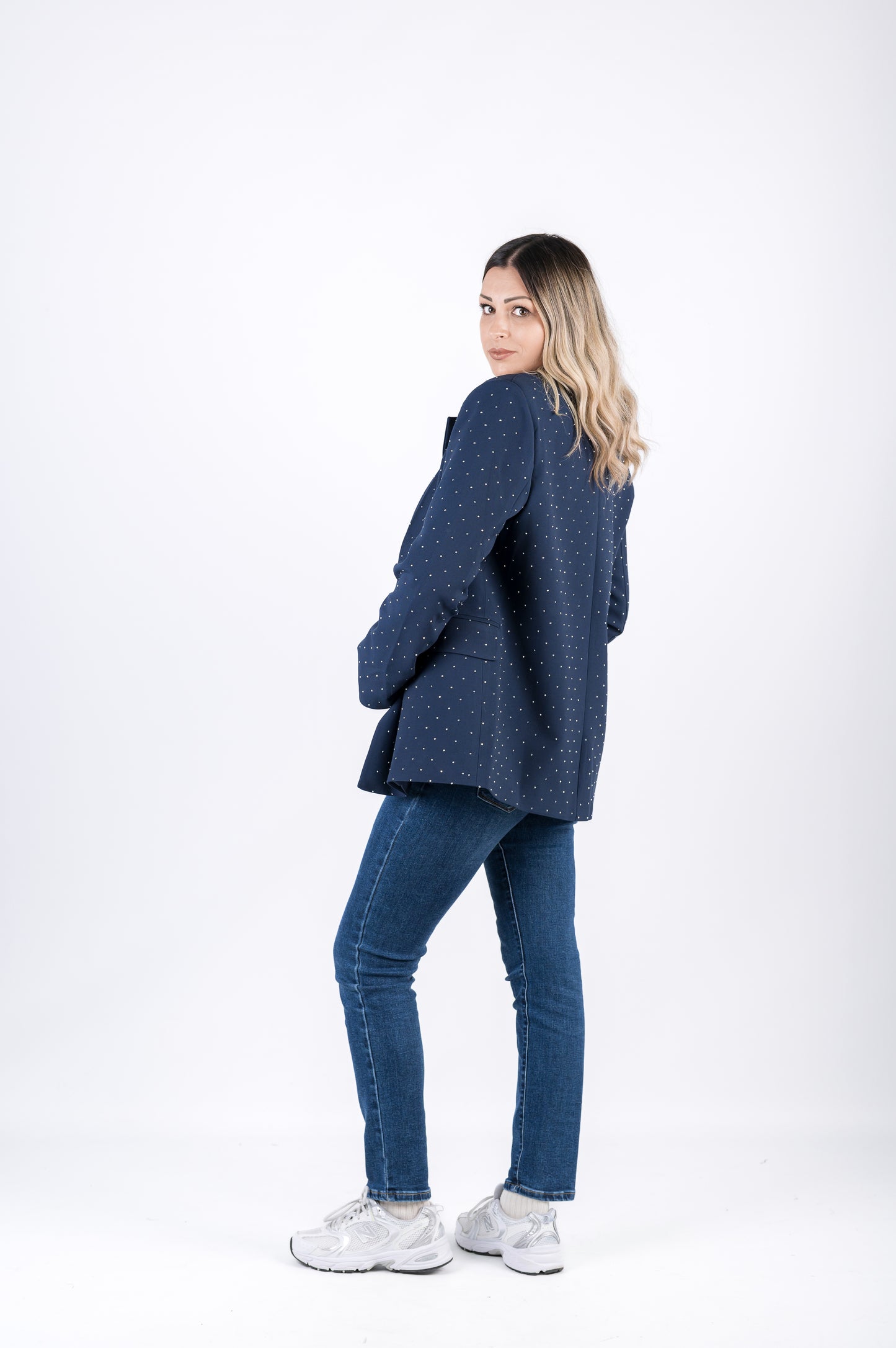 Giacca blazer punti luce