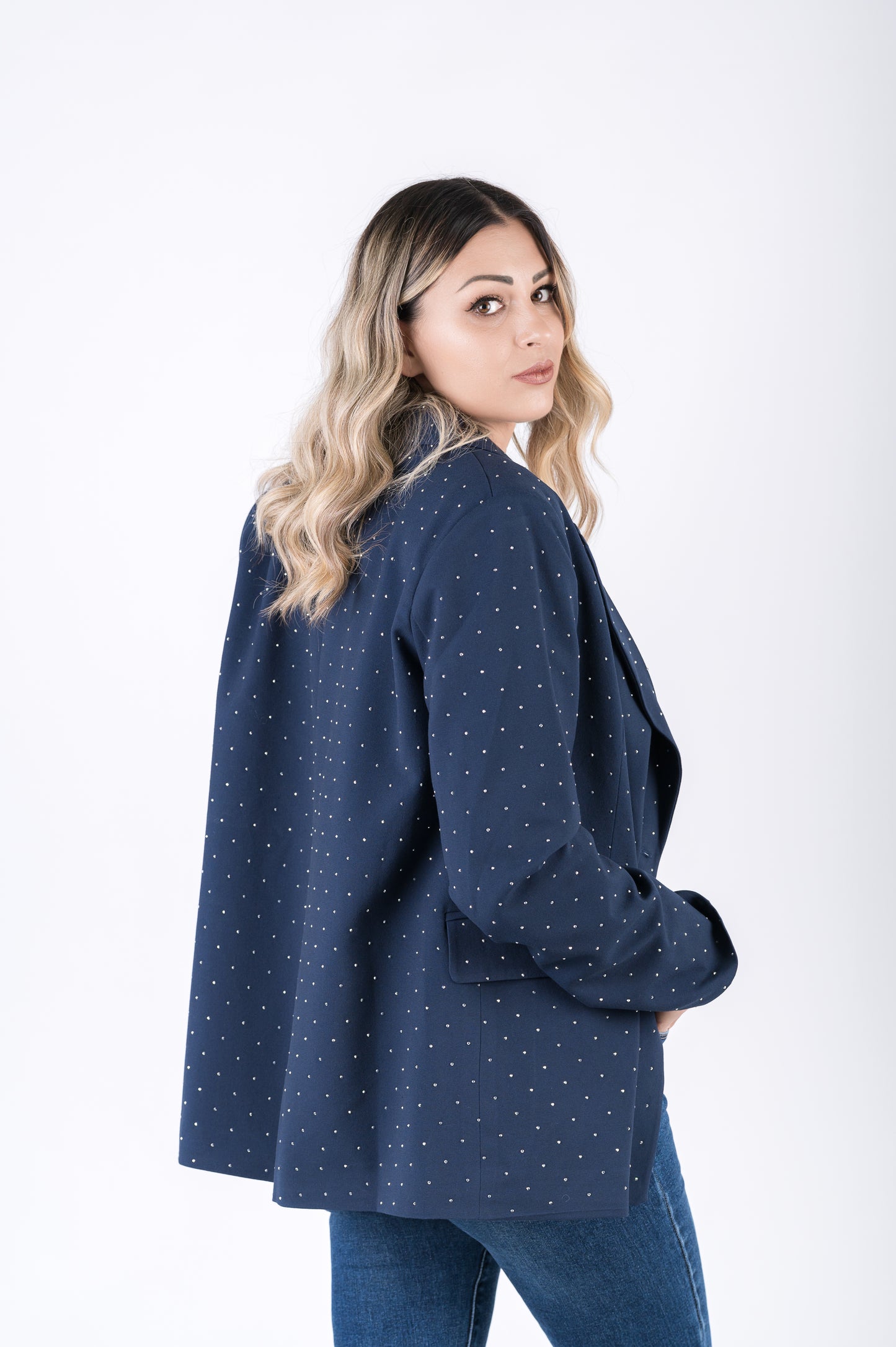 Giacca blazer punti luce