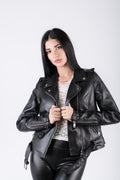 Giacca Eco-Pelle - Biker Jacket Donna Elegante