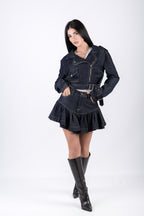 Giacca Denim - Giubbotto Jeans Donna Classico