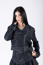 Giacca Denim - Giubbotto Jeans Donna Classico