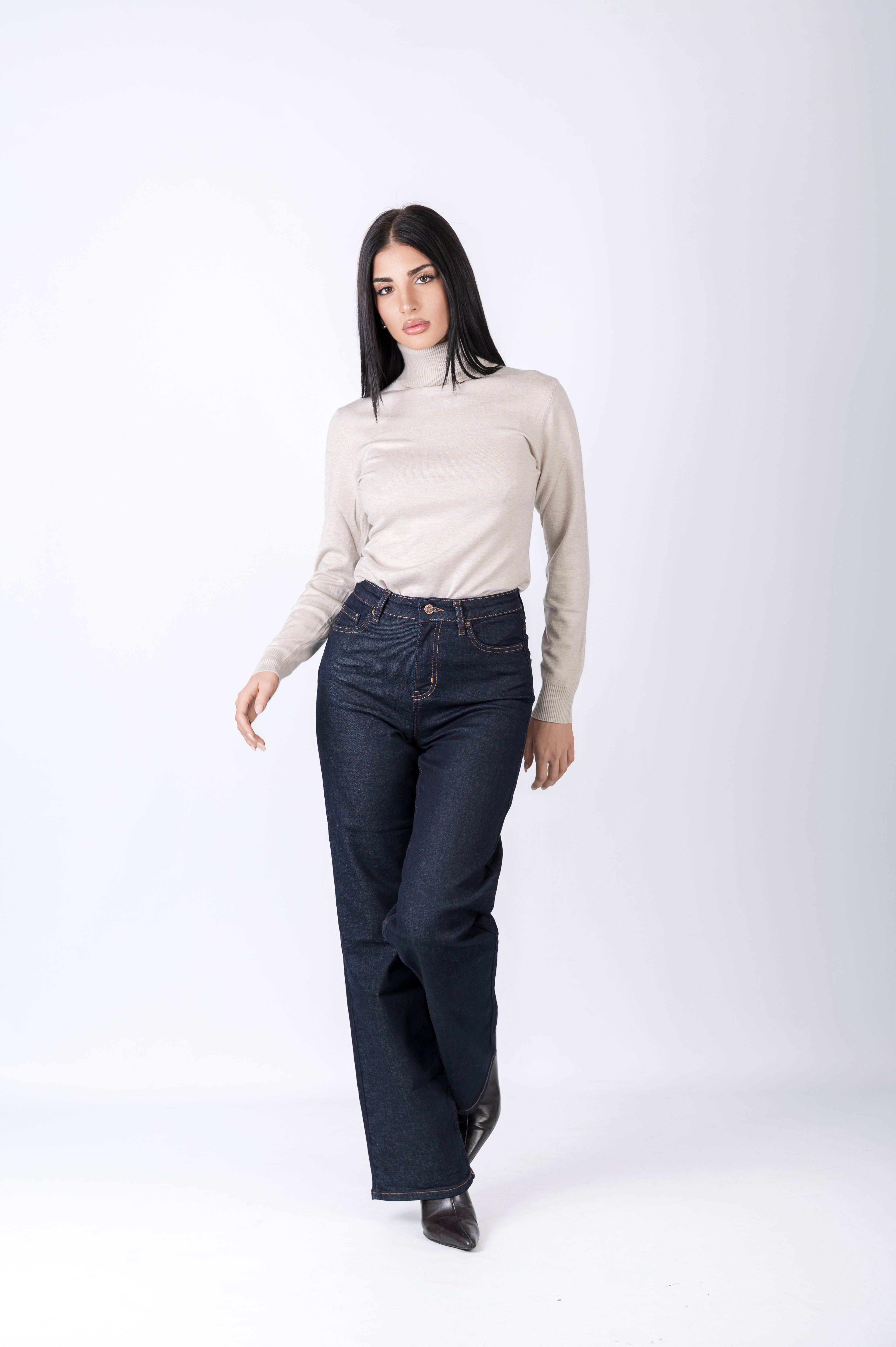 Jeans lavaggio scuro eleganti