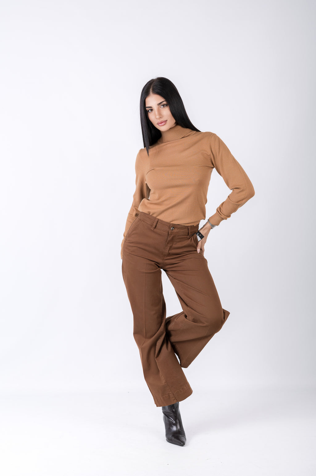 Pantalone effetto jeans casual