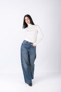 Jeans Palazzo - Pantaloni Denim Ampi Donna