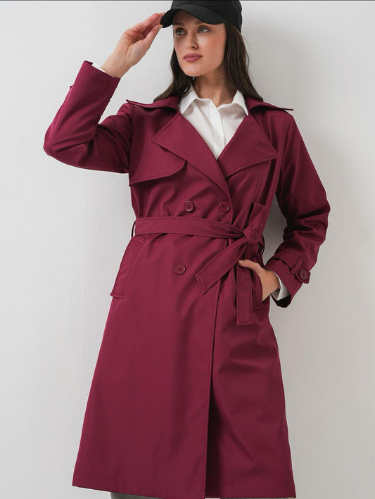 Trench Chic Bordeaux