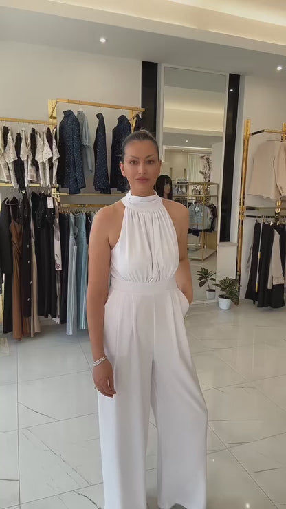 Tuta Halter Ivory Style